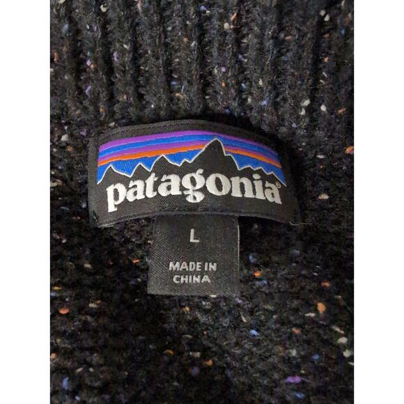 Patagonia cozy sweater winter worn wear off country pullover lg - Picture 7 of 10